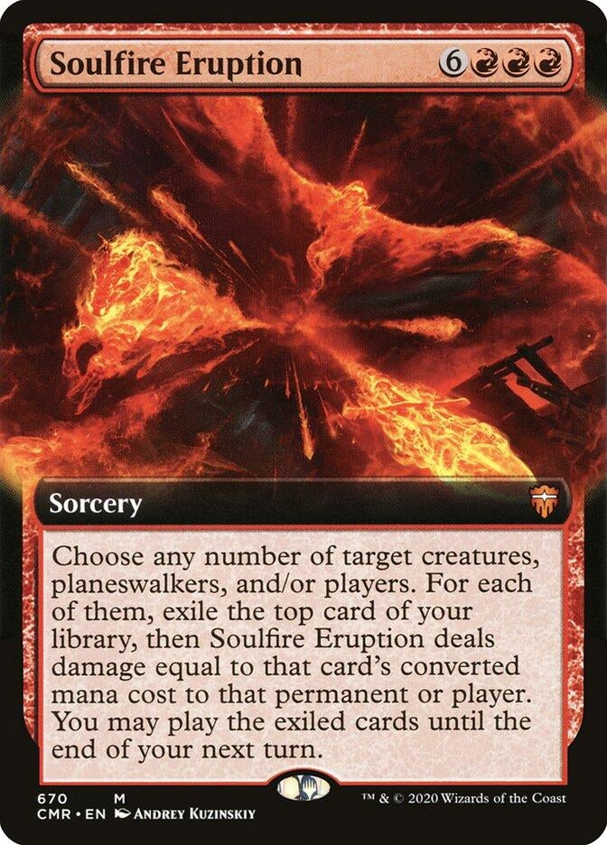 Image for Soulfire Eruption (Extended Art) (670) [Commander Legends]