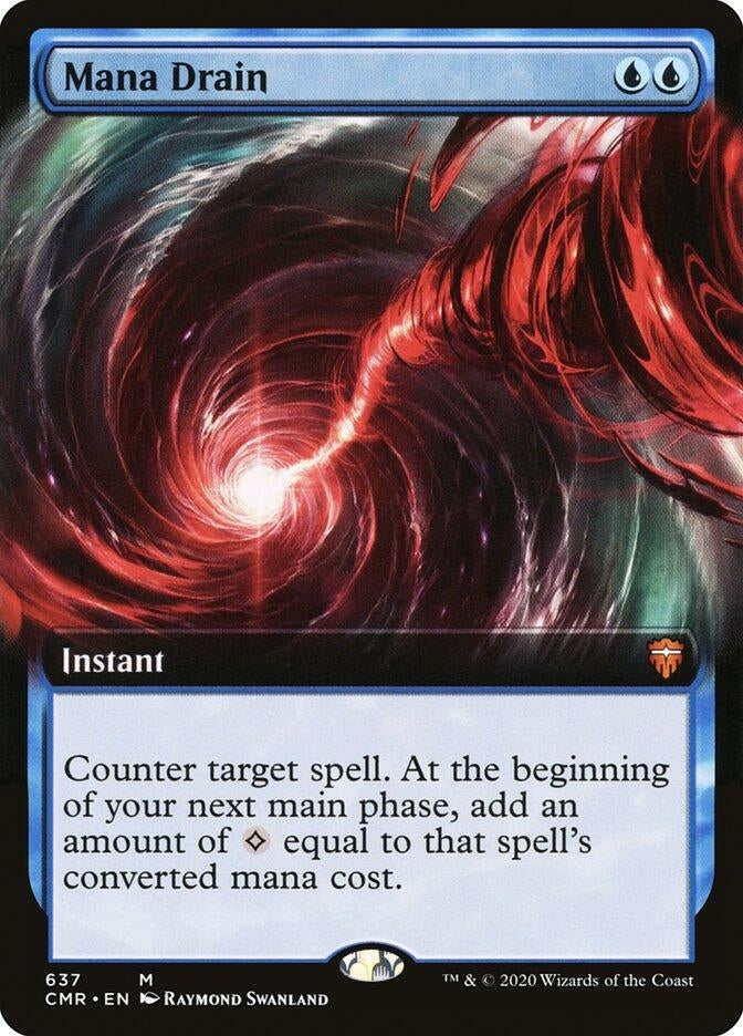 Image for Mana Drain (Extended Art) (637) [Commander Legends]