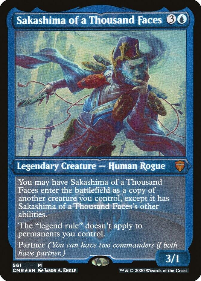 Image for Sakashima of a Thousand Faces (Foil Etched) (561) [Commander Legends]