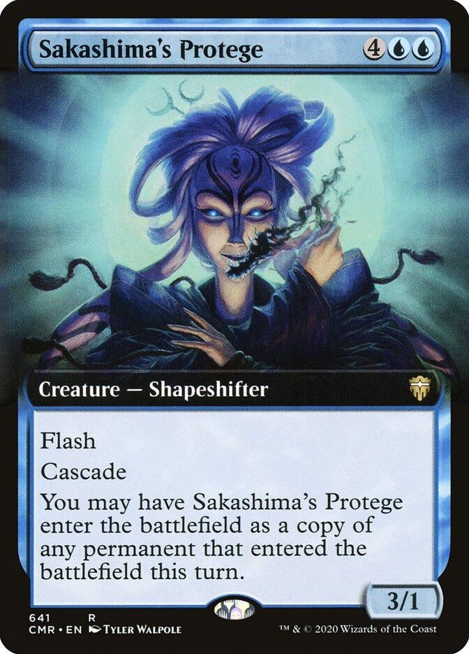 Image for Sakashima's Protege (Extended Art) (641) [Commander Legends]