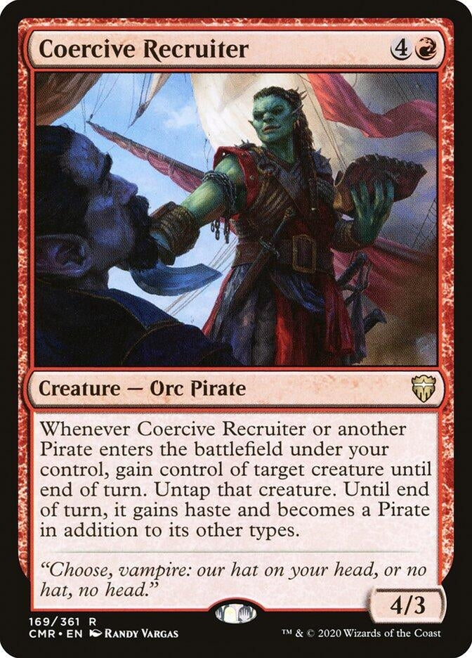Image for Coercive Recruiter (169) [Commander Legends]