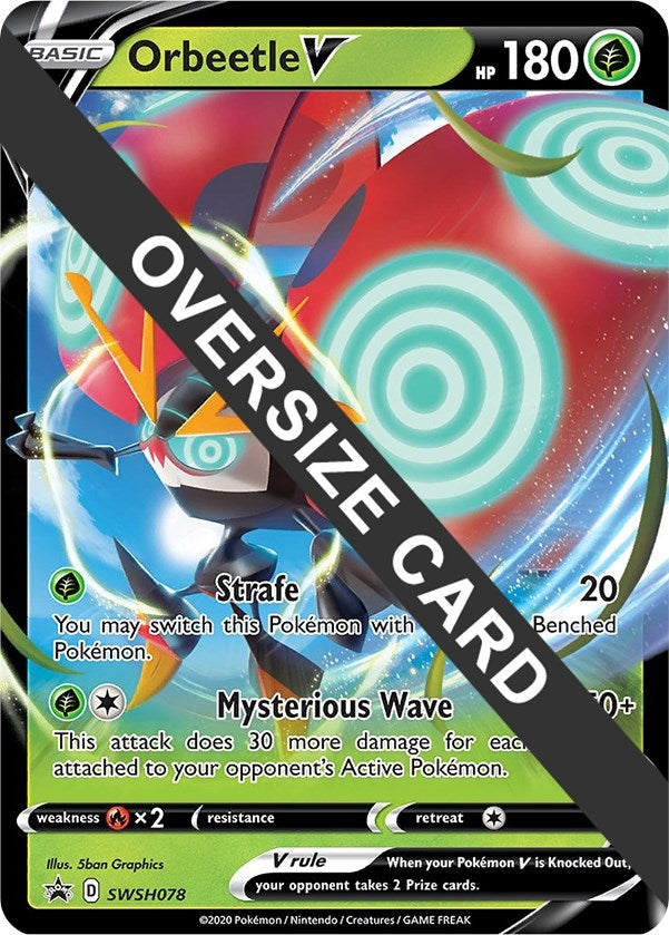 Image for Orbeetle V (SWSH078) [Jumbo Cards]