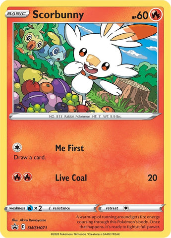 Image for Scorbunny - SWSH071 (SWSH071) [SWSH: Sword & Shield Promo Cards]