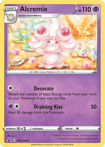 Image for Alcremie - SWSH058 (SWSH058) [SWSH: Sword & Shield Promo Cards]