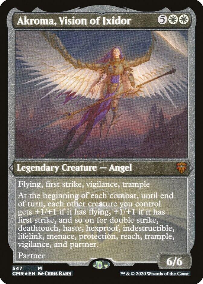 Image for Akroma, Vision of Ixidor (Foil Etched) (547) [Commander Legends]