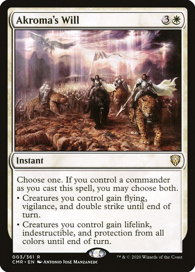 Image for Akroma's Will (3) [Commander Legends]