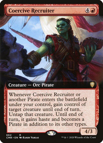 Image for Coercive Recruiter (Extended Art) (662) [Commander Legends]