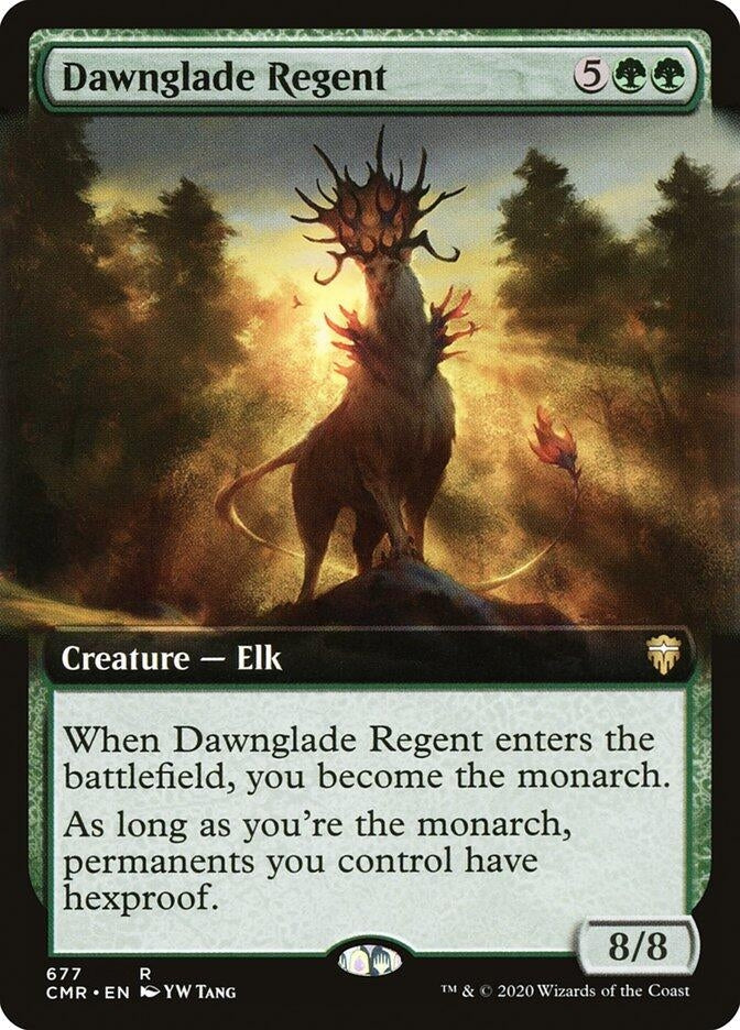 Image for Dawnglade Regent (Extended Art) (677) [Commander Legends]