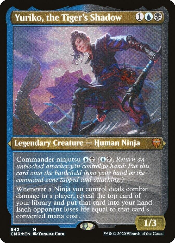 Image for Yuriko, the Tiger's Shadow (Foil Etched) (542) [Commander Legends]
