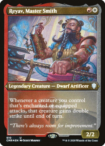 Image for Reyav, Master Smith (Foil Etched) (610) [Commander Legends]