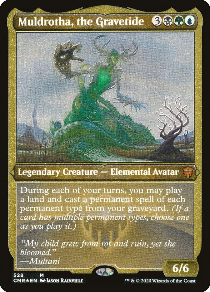 Image for Muldrotha, the Gravetide (Foil Etched) (528) [Commander Legends]