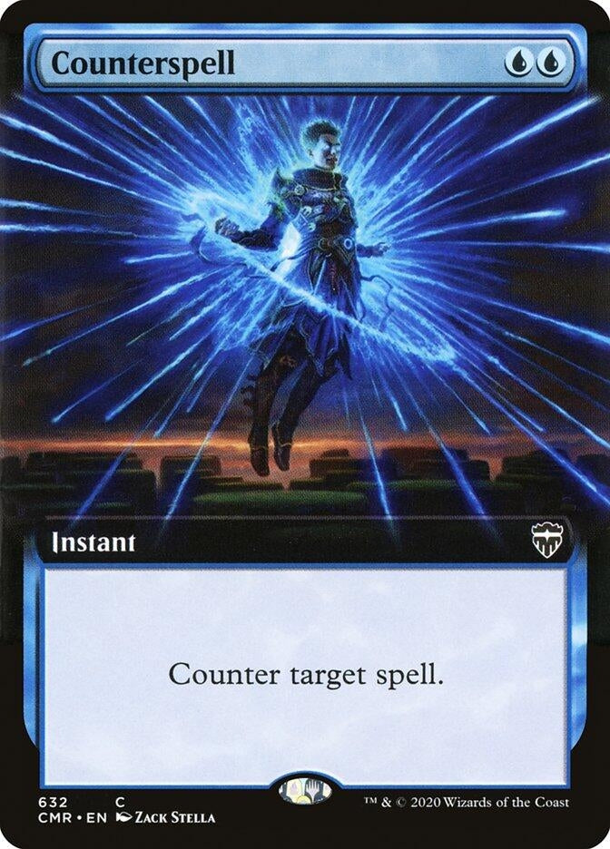 Image for Counterspell (Extended Art) (632) [Commander Legends]