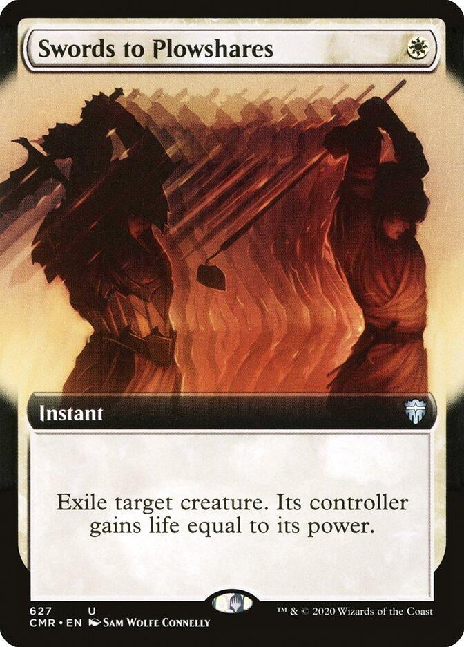 Image for Swords to Plowshares (Extended Art) (627) [Commander Legends]
