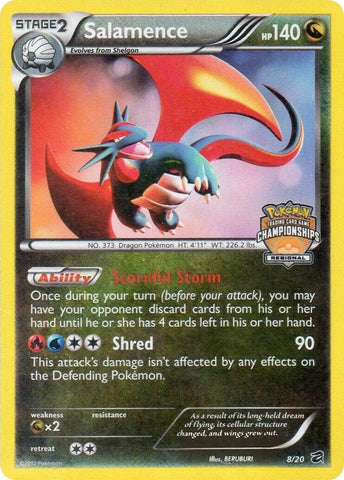 Image for Salamence - 8/20 (Regional Championships) (008/020) - Pokemon