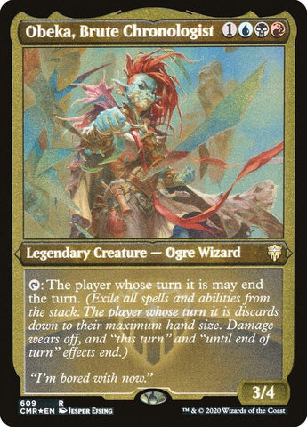 Image for Obeka, Brute Chronologist (Foil Etched) (609) [Commander Legends]