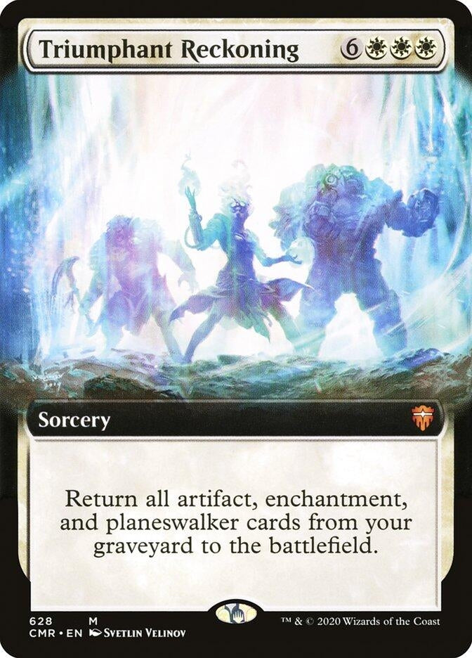 Image for Triumphant Reckoning (Extended Art) (628) [Commander Legends]