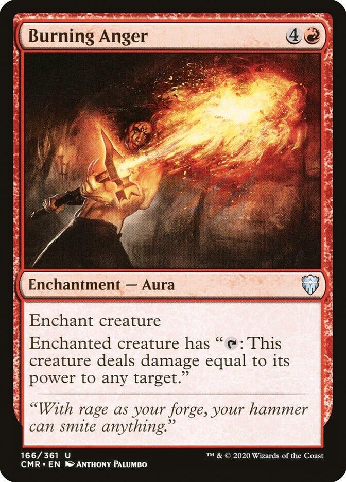 Image for Burning Anger (166) [Commander Legends]