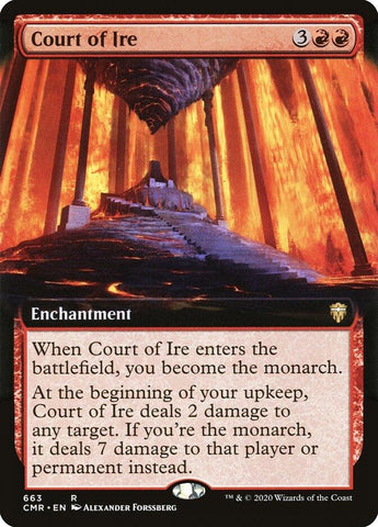 Image for Court of Ire (Extended Art) (663) [Commander Legends]