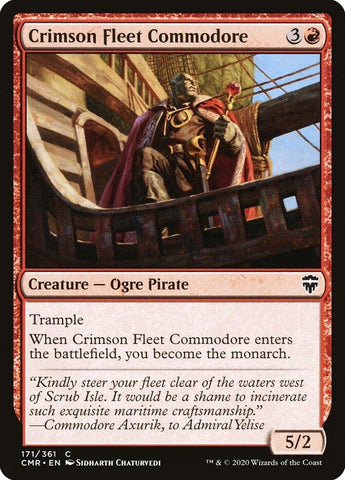 Image for Crimson Fleet Commodore (171) [Commander Legends]