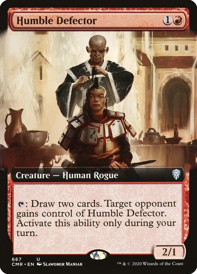 Image for Humble Defector (Extended Art) (667) [Commander Legends]