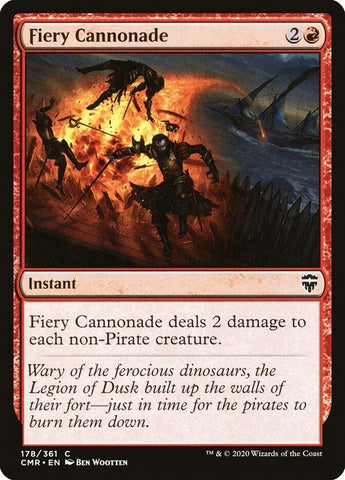 Image for Fiery Cannonade (178) [Commander Legends]