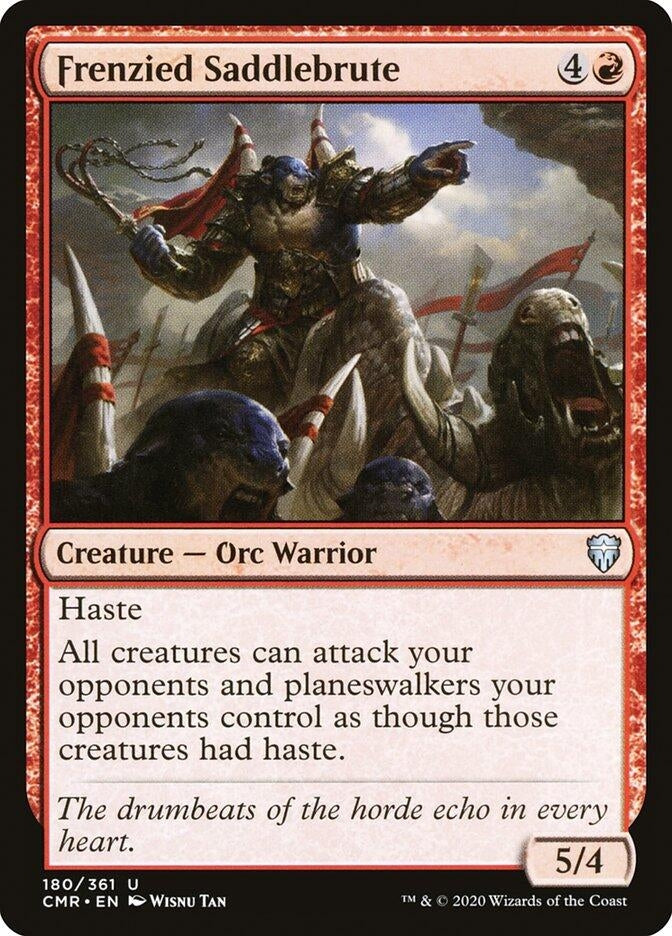 Image for Frenzied Saddlebrute (180) [Commander Legends]