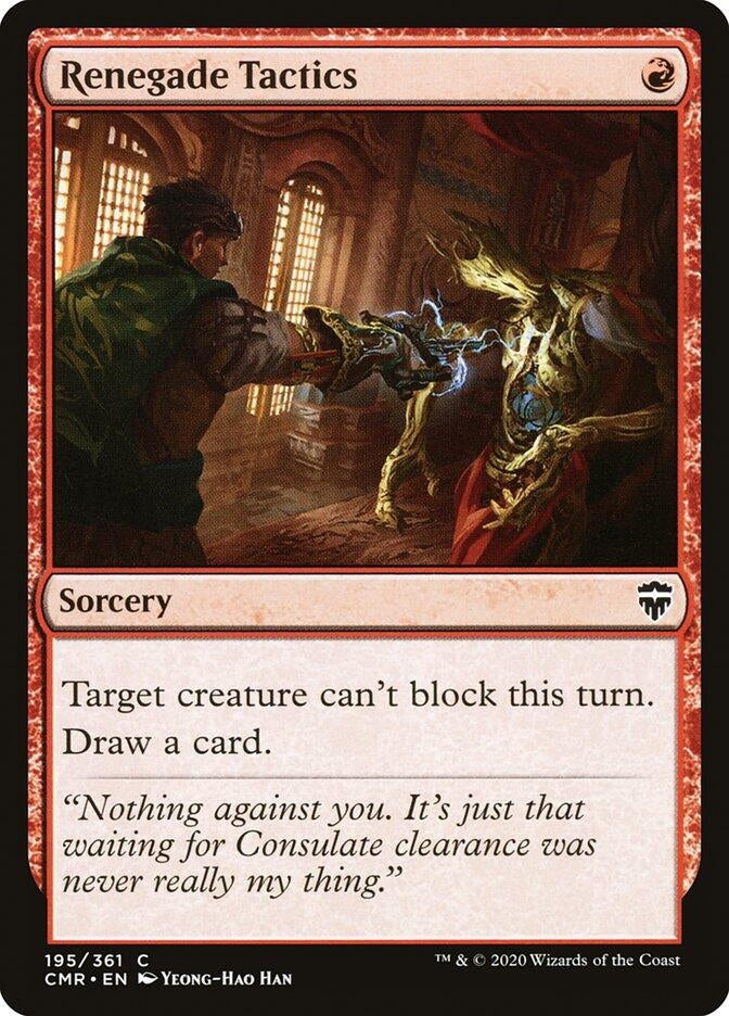 Image for Renegade Tactics (195) [Commander Legends]