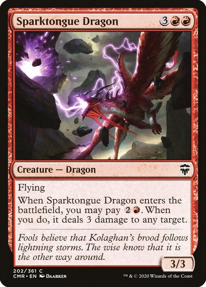 Image for Sparktongue Dragon (202) [Commander Legends]