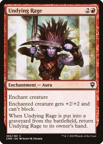 Image for Undying Rage (205) [Commander Legends]