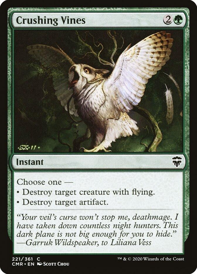 Image for Crushing Vines (221) [Commander Legends]