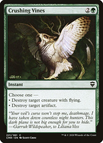 Image for Crushing Vines (221) [Commander Legends]