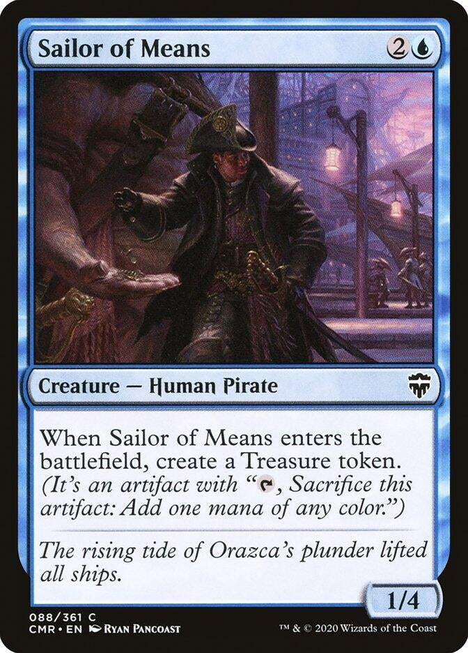 Image for Sailor of Means (88) [Commander Legends]