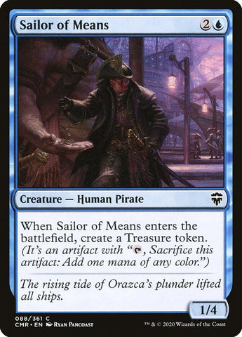 Image for Sailor of Means (88) [Commander Legends]