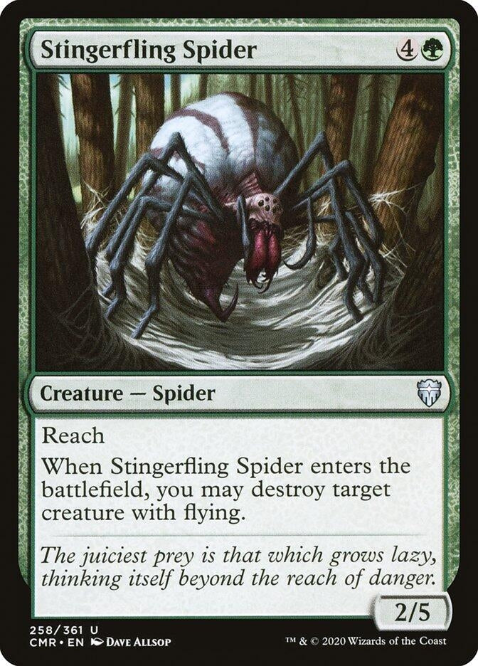 Image for Stingerfling Spider (258) [Commander Legends]