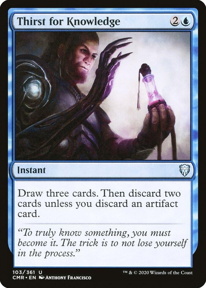 Image for Thirst for Knowledge (103) [Commander Legends]