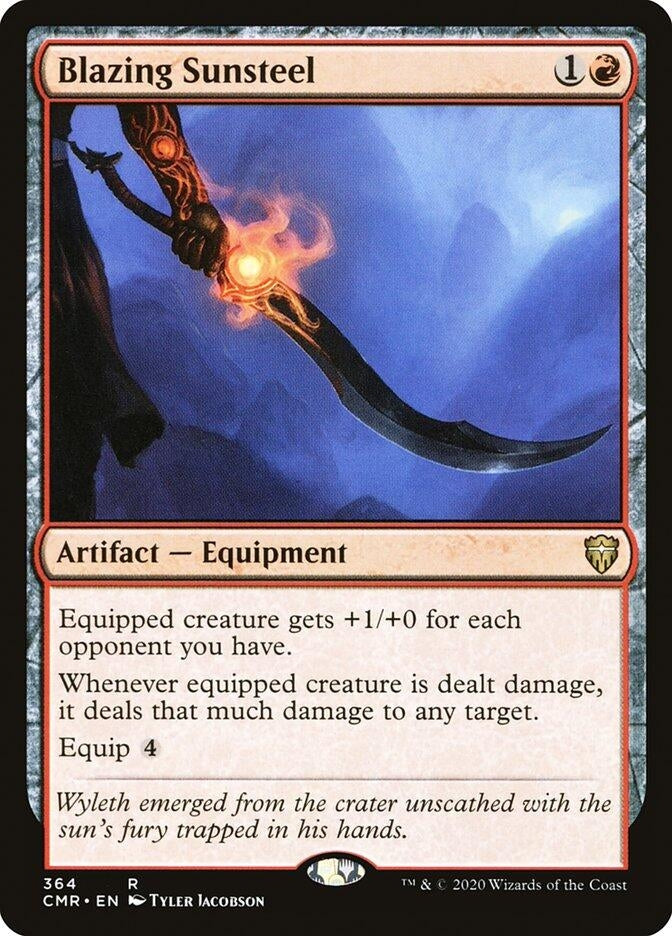 Image for Blazing Sunsteel (364) [Commander Legends]