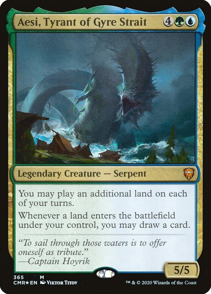 Image for Aesi, Tyrant of Gyre Strait (365) [Commander Legends]