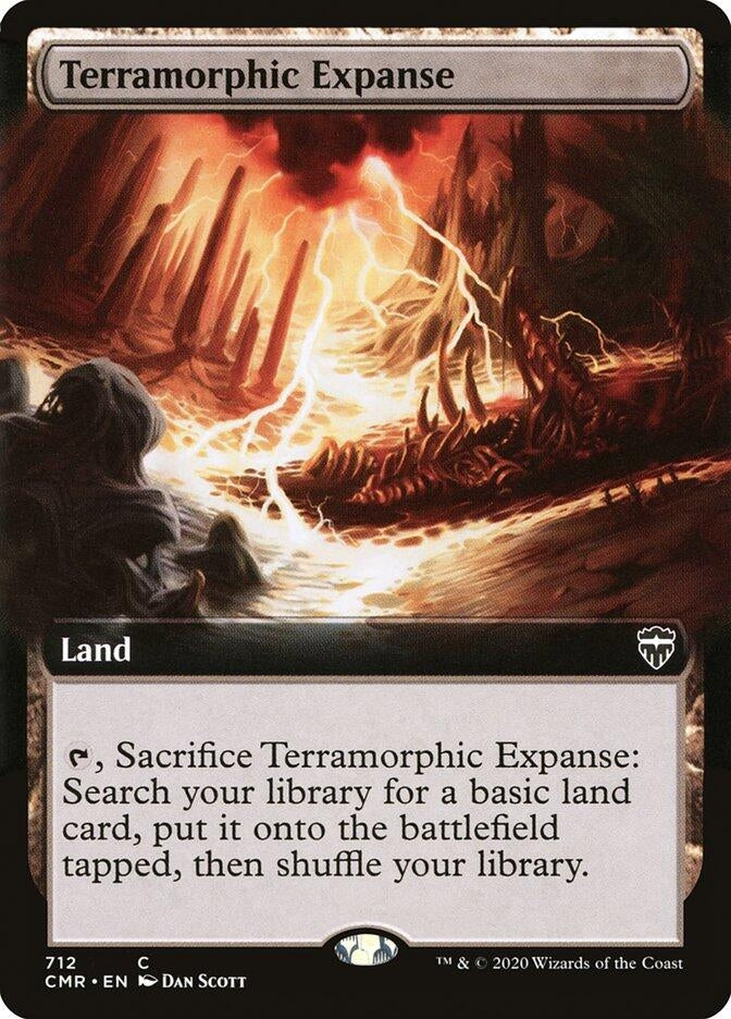 Image for Terramorphic Expanse (Extended Art) (712) [Commander Legends]