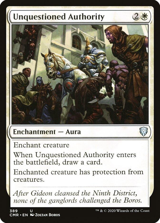 Image for Unquestioned Authority (389) [Commander Legends]