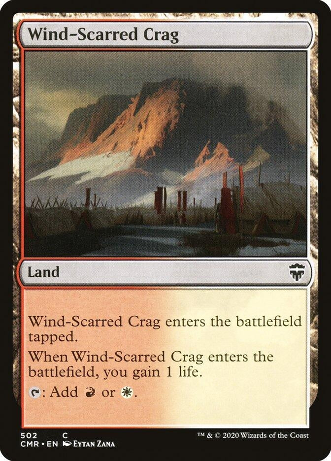 Image for Wind-Scarred Crag (502) [Commander Legends]