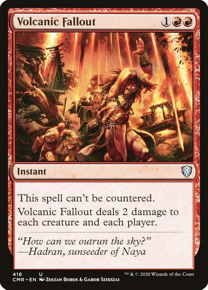 Image for Volcanic Fallout (418) [Commander Legends]
