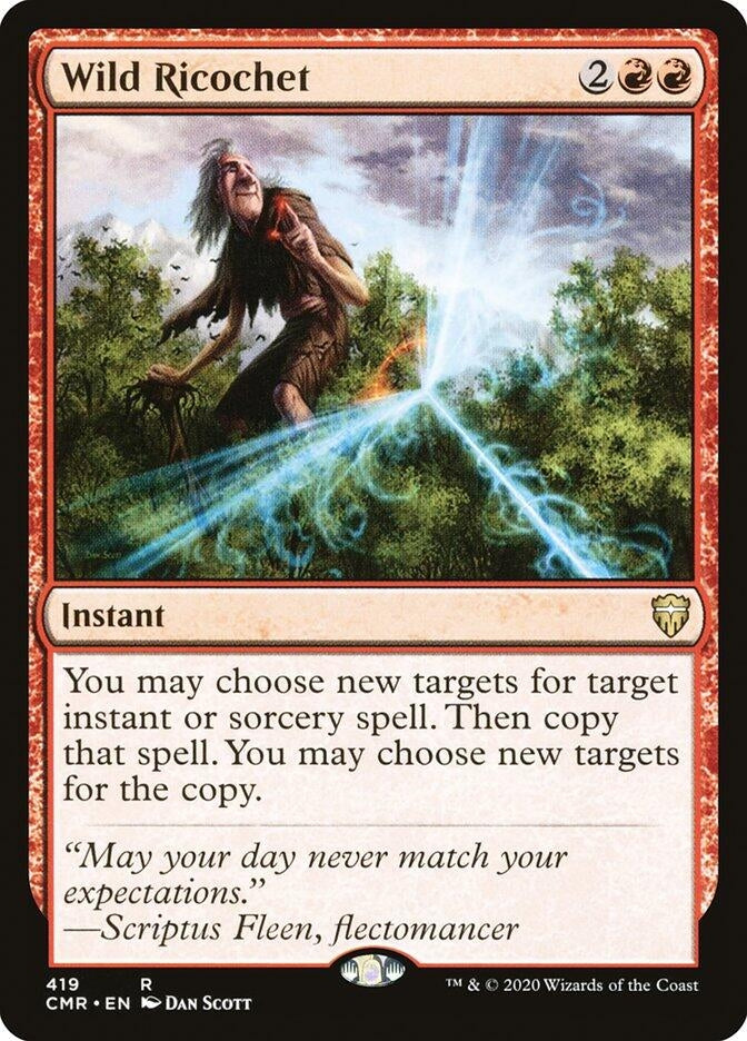 Image for Wild Ricochet (419) [Commander Legends]