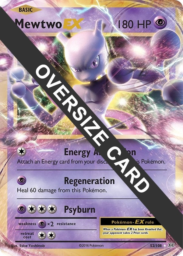 Image for Mewtwo EX (052/108) [Jumbo Cards]