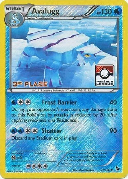 Image for Avalugg (031/106) [League & Championship Cards]