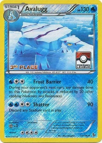 Image for Avalugg (031/106) [League & Championship Cards]
