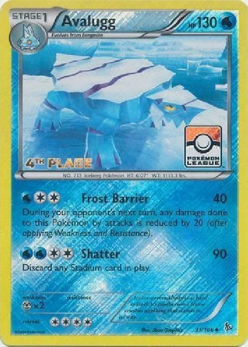 Image for Avalugg (031/106) [League & Championship Cards]