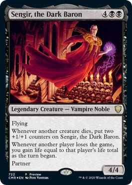 Image for Sengir, the Dark Baron (Alternate Art) (722) [Prerelease Cards]
