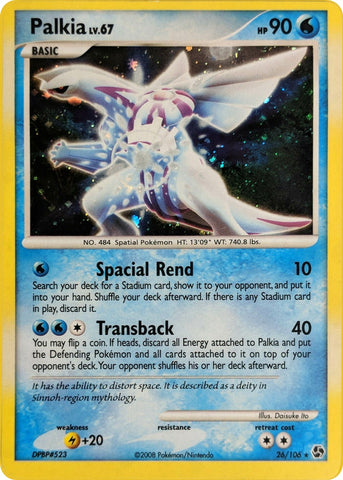 Image for Palkia (026/106) [Deck Exclusives]