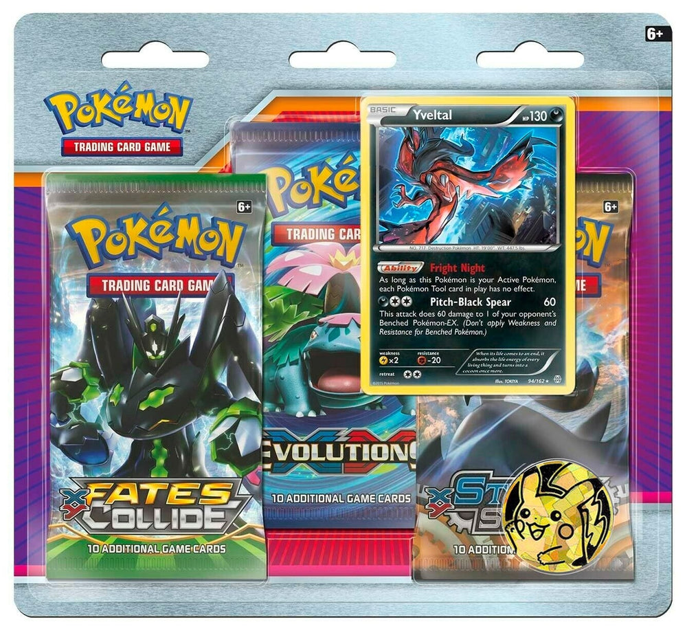 Image for XY 3 Pack Blister [Yveltal] [XY - BREAKthrough]