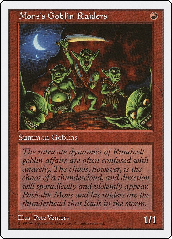 Image for Mons's Goblin Raiders [Fifth Edition]